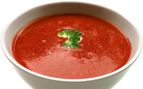 томатный суп с базиликом